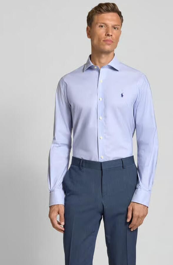 Polo Ralph Lauren Regular fit zakelijk overhemd met logostitching