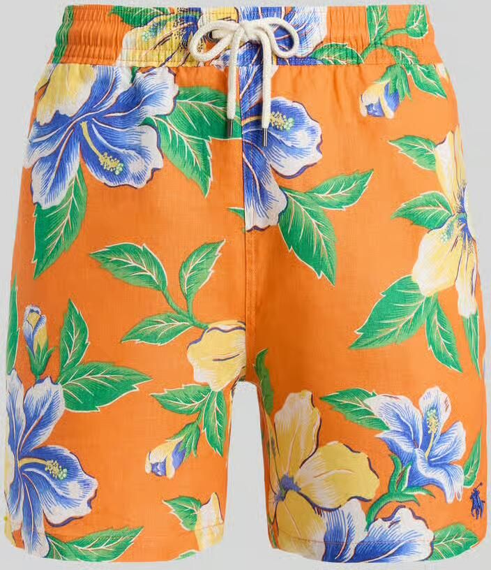 Polo Ralph Lauren regular fit zwemshort van zuiver linnen - Foto 2
