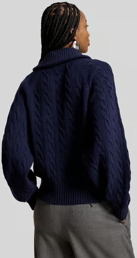 Polo Ralph Lauren relaxed fit gebreid jack van mix van wol en kasjmier - Foto 2