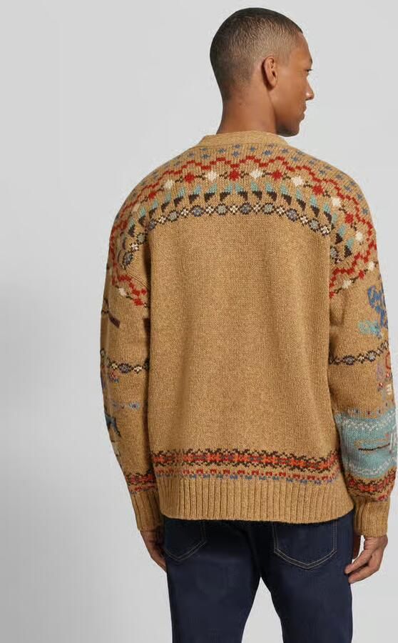 Polo Ralph Lauren relaxed fit gebreid jack van pure wol - Foto 2