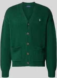 Polo Ralph Lauren relaxed fit gebreid jack van puur katoen