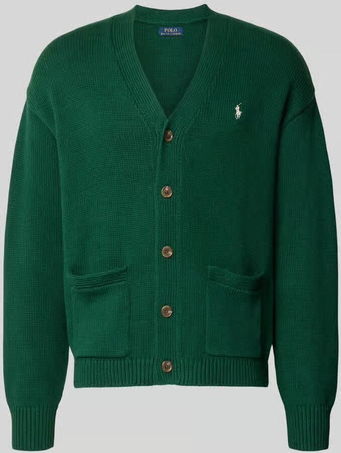 Polo Ralph Lauren relaxed fit gebreid jack van puur katoen - Foto 2