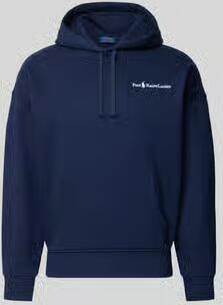 Polo Ralph Lauren Relaxed fit hoodie met labelstitching en kangoeroezak