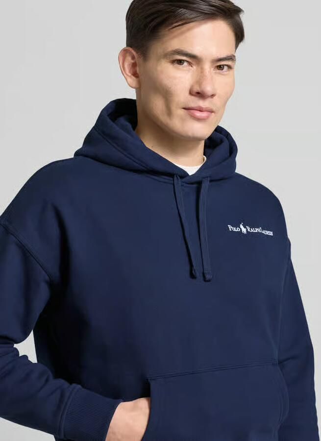 Polo Ralph Lauren Relaxed fit hoodie met labelstitching en kangoeroezak - Foto 2