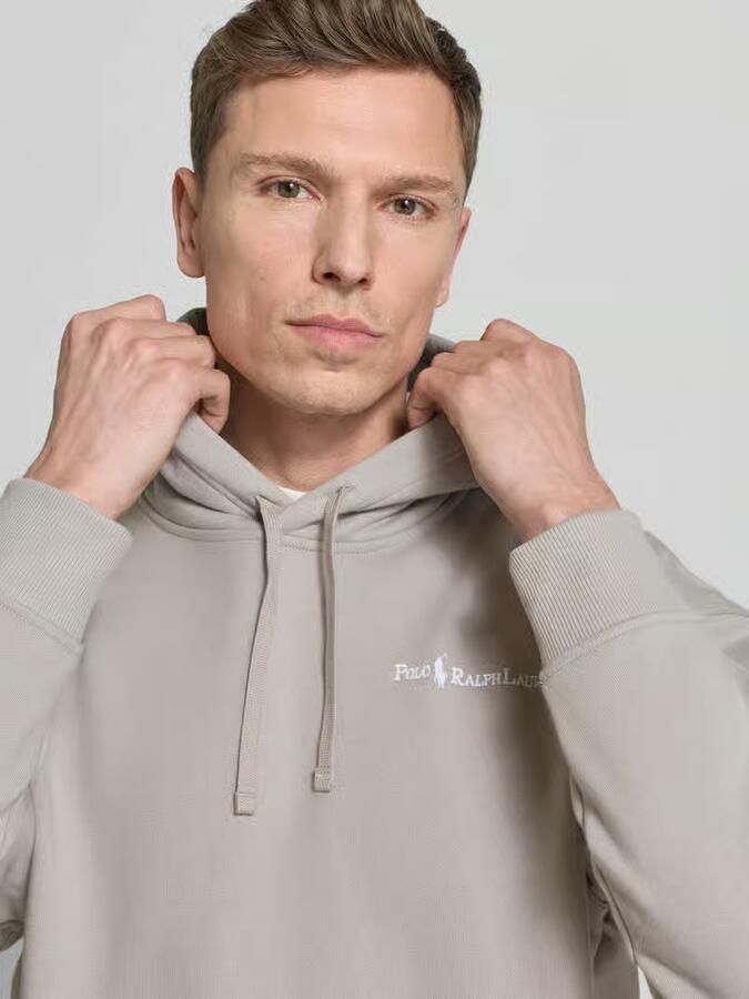Polo Ralph Lauren Relaxed fit hoodie met labelstitching en kangoeroezak - Foto 2