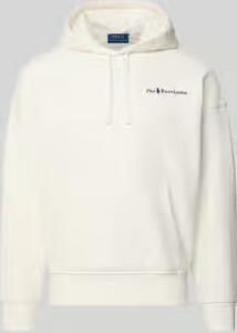 Polo Ralph Lauren Relaxed fit hoodie met labelstitching en kangoeroezak