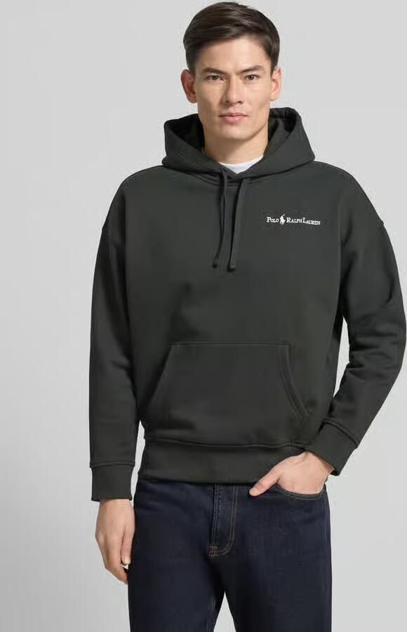Polo Ralph Lauren Relaxed fit hoodie met labelstitching en kangoeroezak - Foto 2