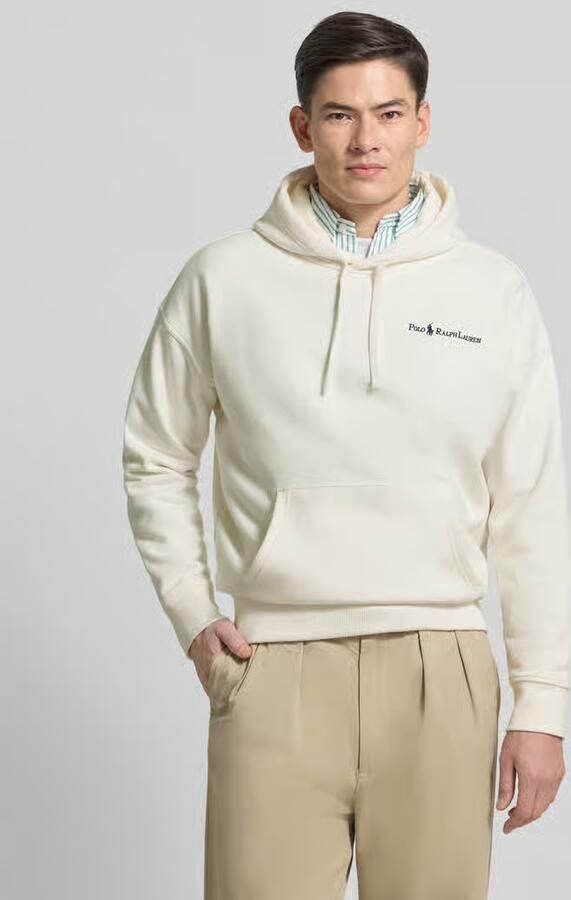 Polo Ralph Lauren Relaxed fit hoodie met labelstitching en kangoeroezak - Foto 2