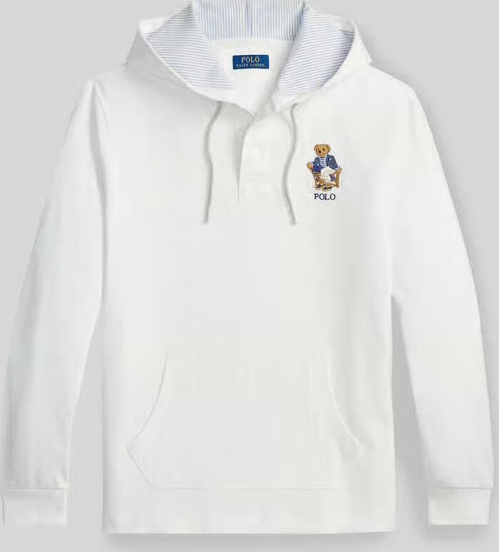 Polo Ralph Lauren relaxed fit hoodie van puur katoen met polo bear-stitching - Foto 2