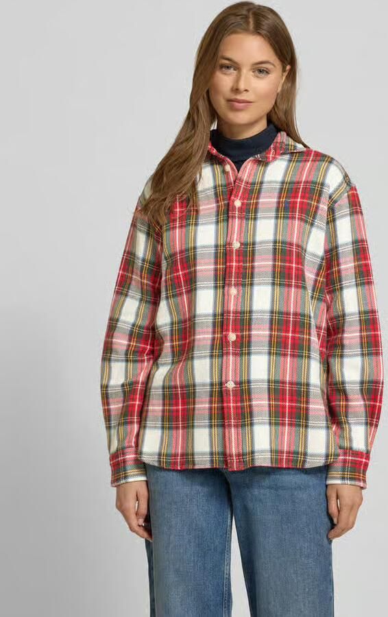 Polo Ralph Lauren Relaxed fit overhemdblouse met labelstitching - Foto 2