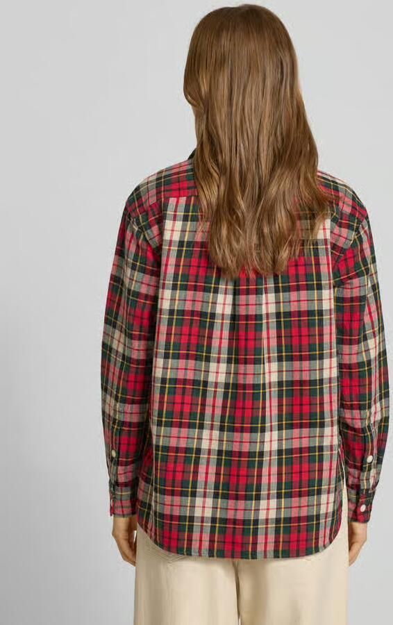 Polo Ralph Lauren Relaxed fit overhemdblouse met labelstitching