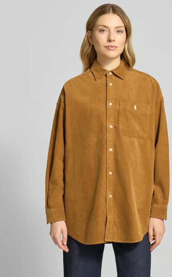 Polo Ralph Lauren Relaxed fit overhemdblouse van corduroy - Foto 2