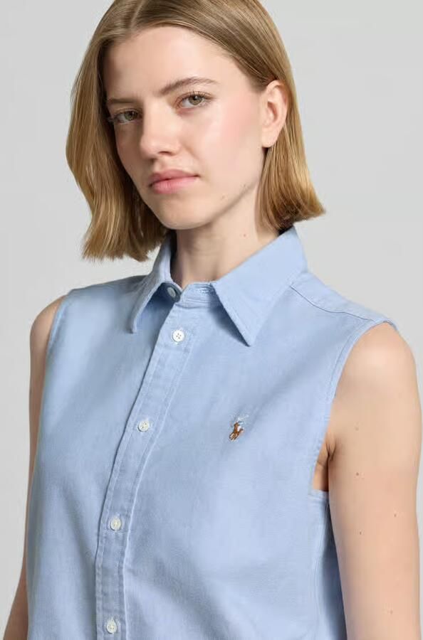 Polo Ralph Lauren Regular fit overhemdblouse in mouwloos design