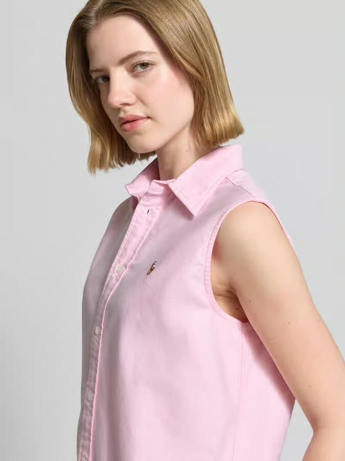 Polo Ralph Lauren Regular fit overhemdblouse in mouwloos design