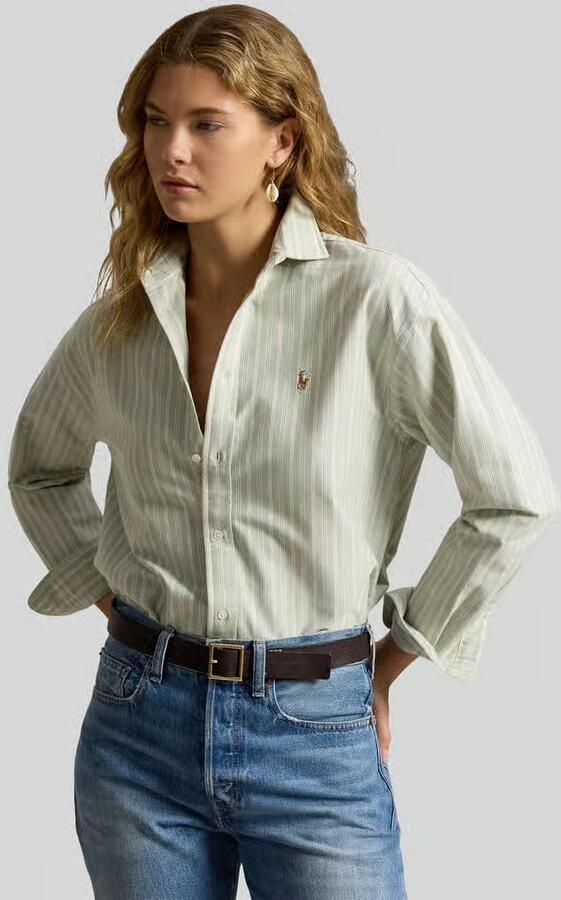 Polo Ralph Lauren relaxed fit overhemdblouse van puur katoen