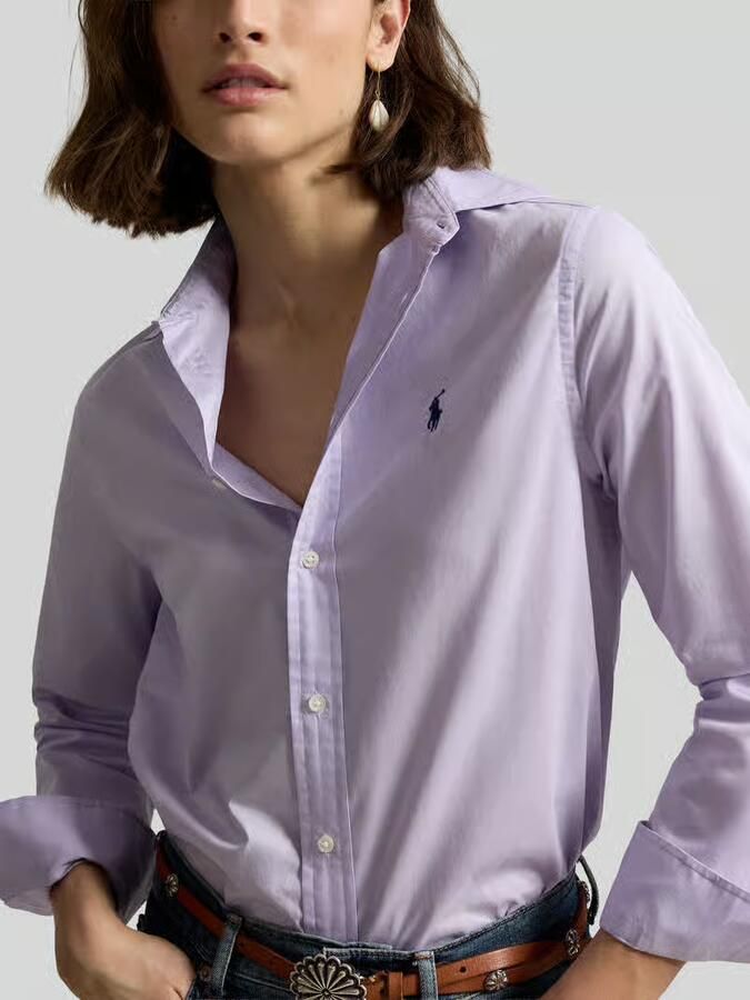 Polo Ralph Lauren relaxed fit overhemdblouse van puur katoen