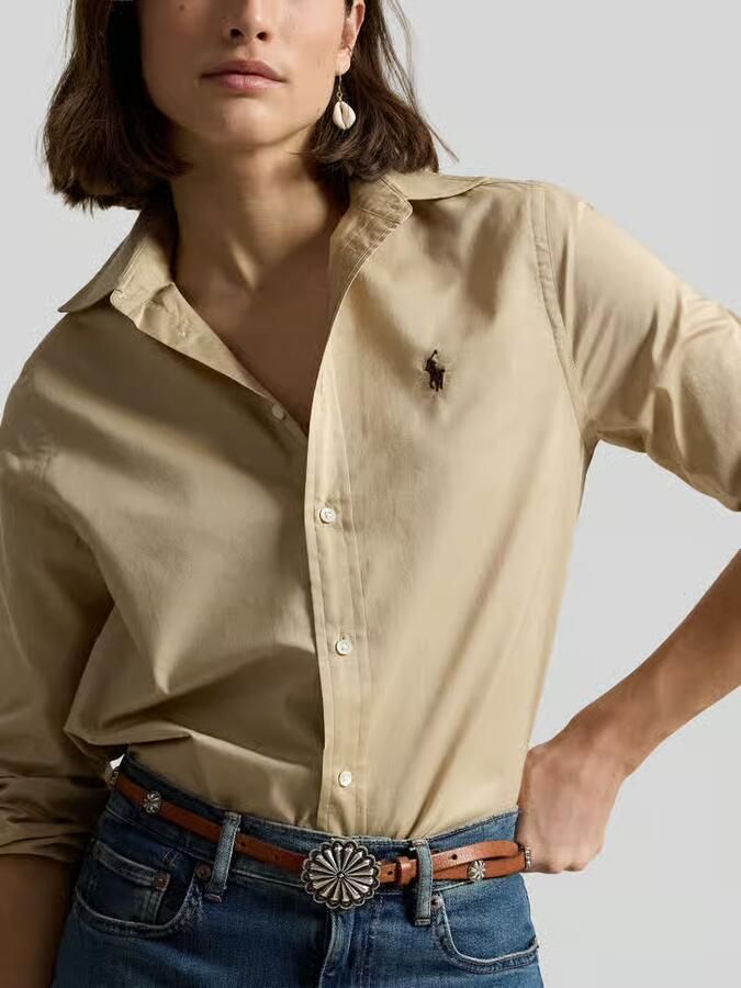 Polo Ralph Lauren relaxed fit overhemdblouse van puur katoen