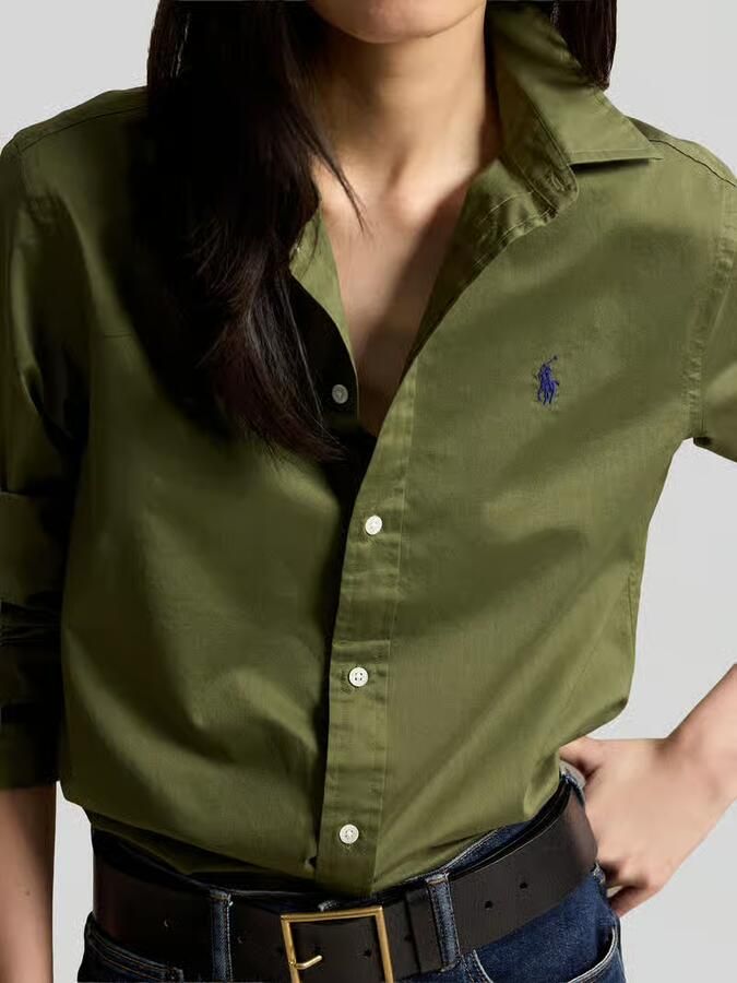 Polo Ralph Lauren relaxed fit overhemdblouse van puur katoen