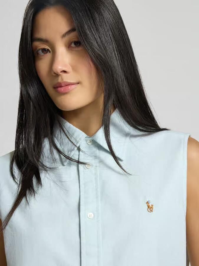 Polo Ralph Lauren relaxed fit overhemdblouse van puur katoen - Foto 2