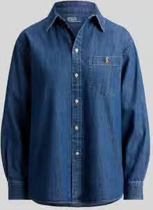 Polo Ralph Lauren relaxed fit overhemdblouse van puur katoen
