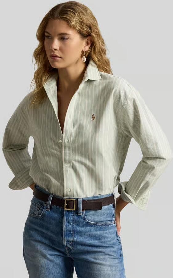Polo Ralph Lauren relaxed fit overhemdblouse van puur katoen - Foto 2