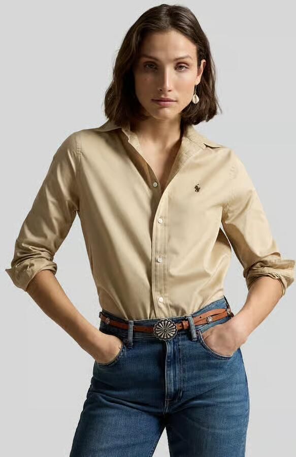 Polo Ralph Lauren relaxed fit overhemdblouse van puur katoen - Foto 2