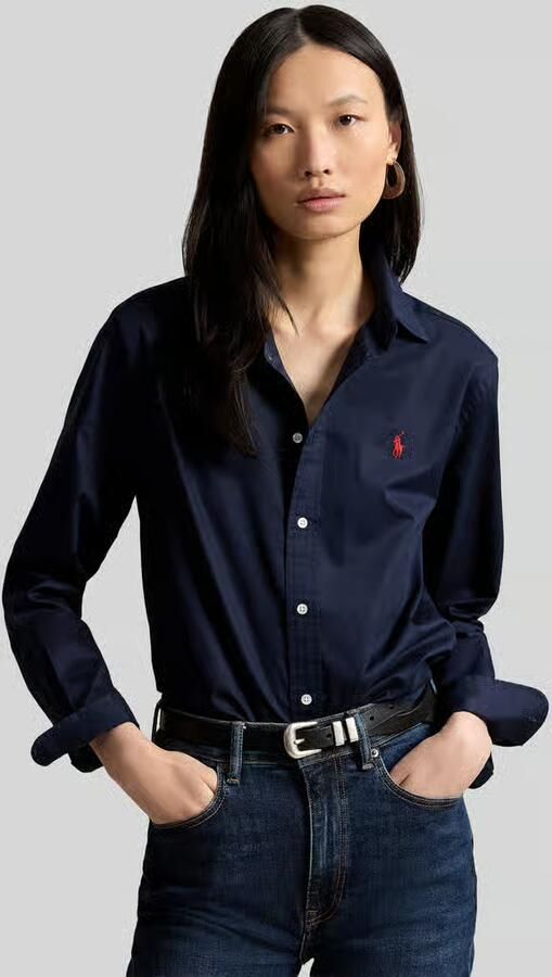 Polo Ralph Lauren relaxed fit overhemdblouse van puur katoen - Foto 2
