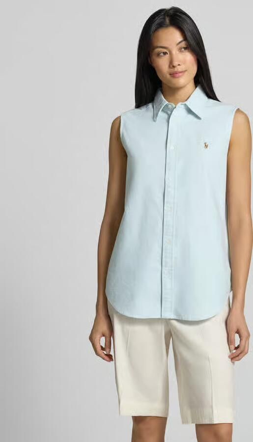 Polo Ralph Lauren relaxed fit overhemdblouse van puur katoen - Foto 4