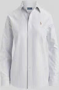 Polo Ralph Lauren relaxed fit overhemdblouse van puur katoen met logostitching