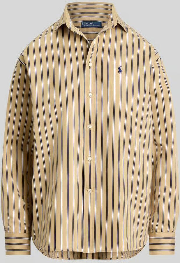 Polo Ralph Lauren relaxed fit overhemdblouse van puur katoen met logostitching - Foto 2