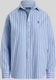 Polo Ralph Lauren relaxed fit overhemdblouse van puur katoen met logostitching
