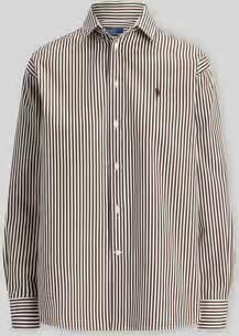 Polo Ralph Lauren relaxed fit overhemdblouse van puur katoen met logostitching