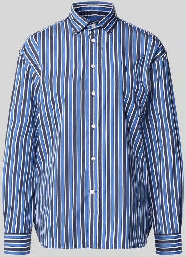Polo Ralph Lauren relaxed fit overhemdblouse van puur katoen met logostitching