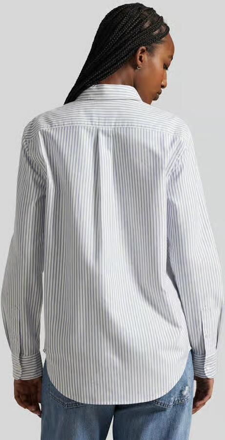 Polo Ralph Lauren relaxed fit overhemdblouse van puur katoen met logostitching - Foto 3