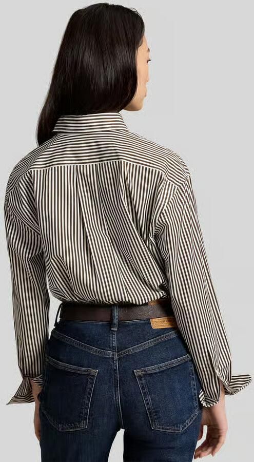 Polo Ralph Lauren relaxed fit overhemdblouse van puur katoen met logostitching - Foto 2