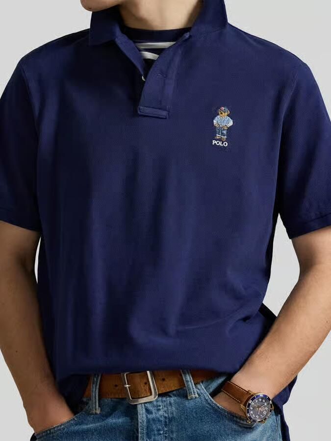 Polo Ralph Lauren relaxed fit poloshirt met polo bear stitching