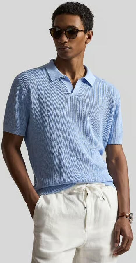 Polo Ralph Lauren relaxed fit poloshirt van 100% linnen - Foto 2