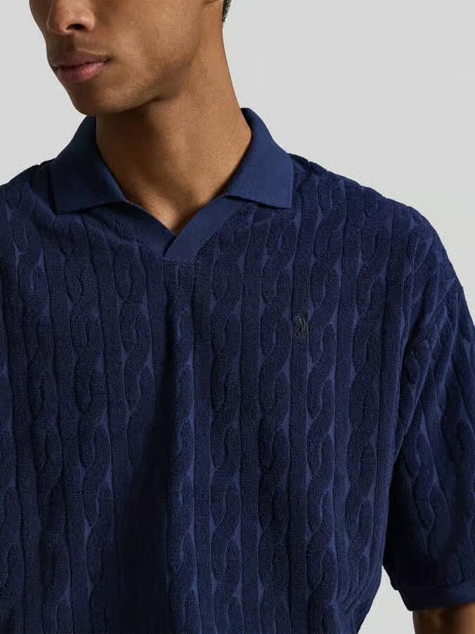 Polo Ralph Lauren relaxed fit poloshirt van pure katoen in tricotlook