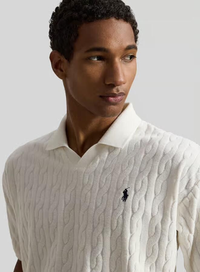 Polo Ralph Lauren relaxed fit poloshirt van pure katoen in tricotlook