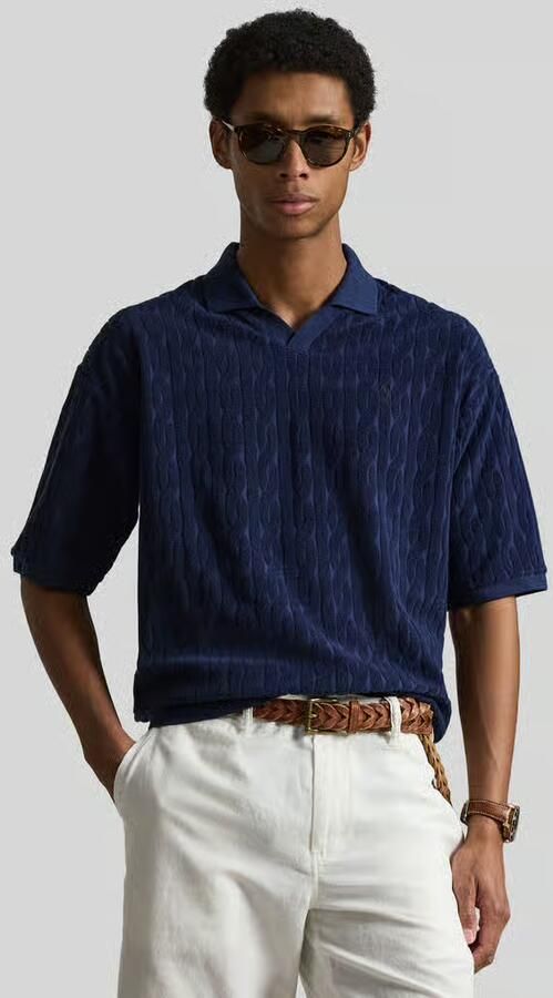 Polo Ralph Lauren relaxed fit poloshirt van pure katoen in tricotlook - Foto 2