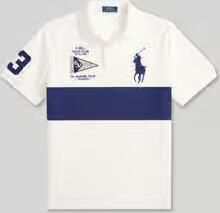 Polo Ralph Lauren relaxed fit poloshirt van puur katoen met contraststrepen