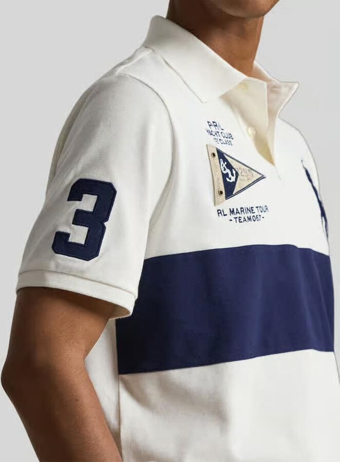 Polo Ralph Lauren relaxed fit poloshirt van puur katoen met contraststrepen