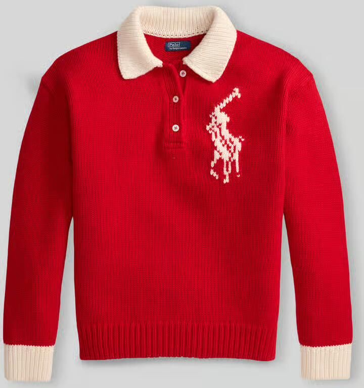 Polo Ralph Lauren relaxed fit pullover van pure wol