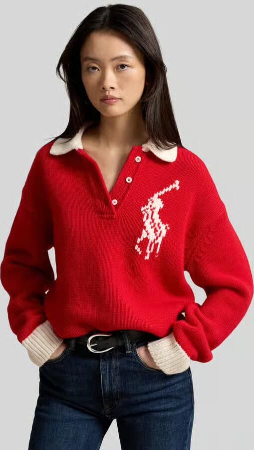 Polo Ralph Lauren relaxed fit pullover van pure wol - Foto 3