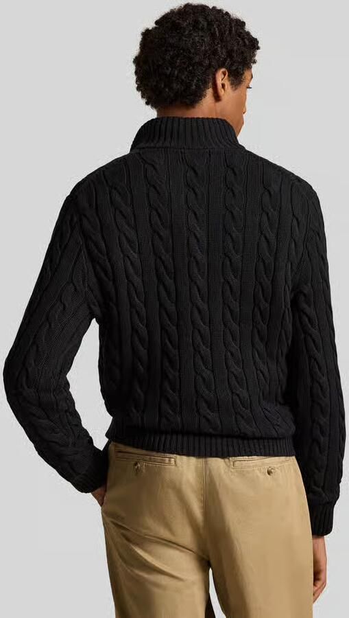 Polo Ralph Lauren Casual Zwart Katoenen Trui met Lange Mouwen Black Heren - Foto 8