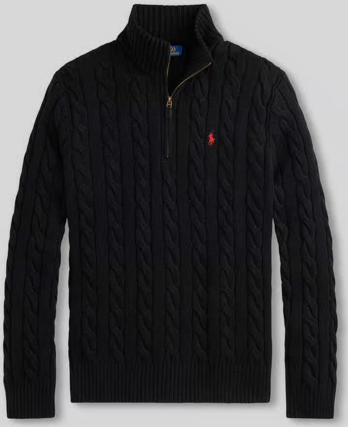 Polo Ralph Lauren Casual Zwart Katoenen Trui met Lange Mouwen Black Heren - Foto 3