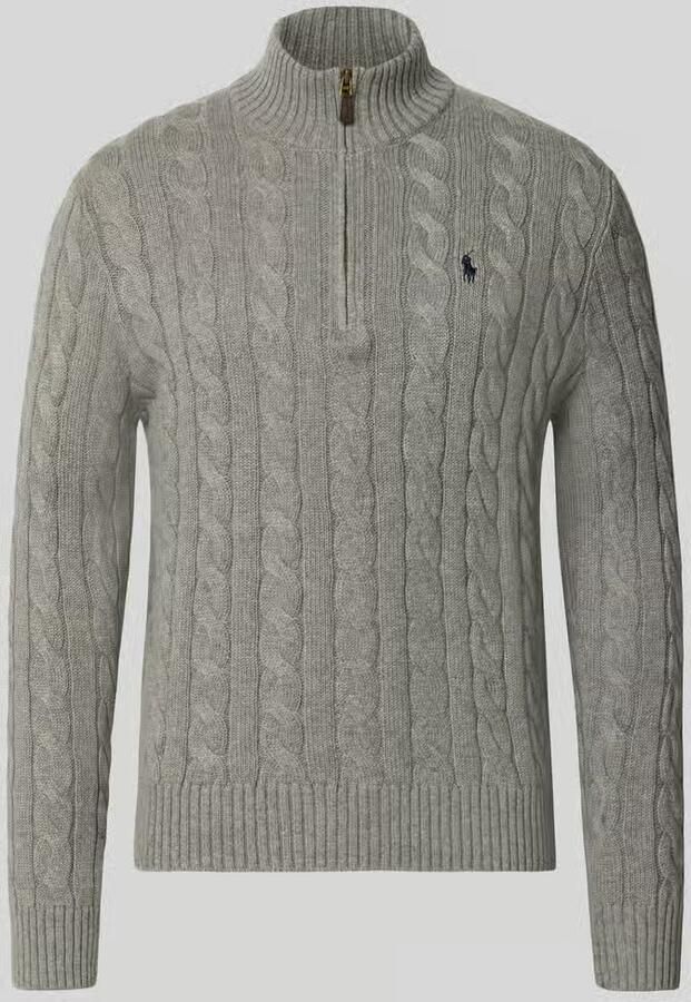 Polo Ralph Lauren Grijze Wol Kasjmier Sweatshirt Grijs Heren - Foto 3