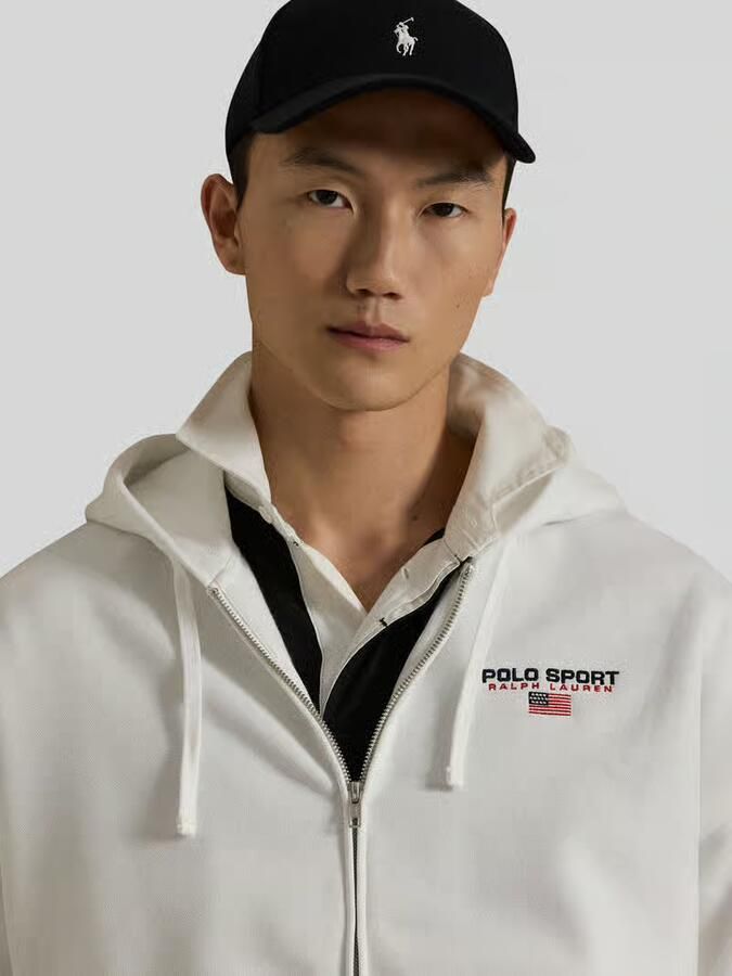 Polo Ralph Lauren "Relaxed Fit" sweatjack van katoenmix