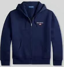 Polo Ralph Lauren "Relaxed Fit" sweatjack van katoenmix