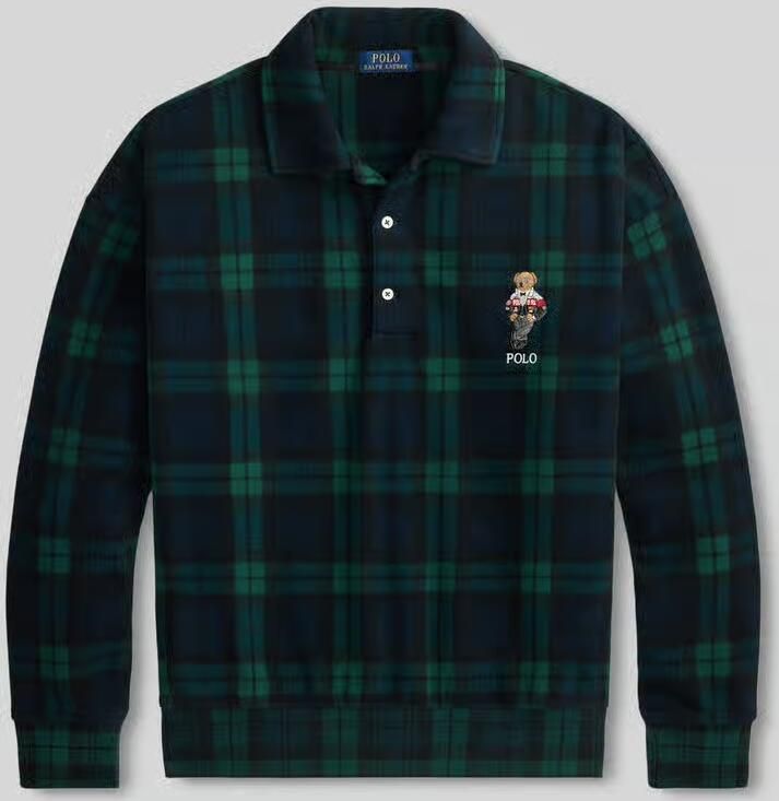 Polo Ralph Lauren relaxed fit sweatshirt van fleece met logostitching model 'MAGIC'